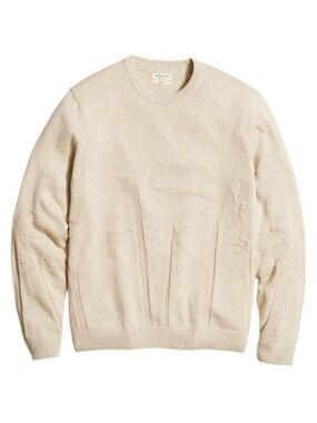 Marine Layer Scenic Crewneck Sweater Oatmeal Size XL NWT‎
